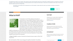 FSVP - Ensuring Food Safety for Imports