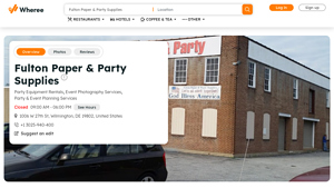 Fulton Paper & Party Supplies - Party Essentials