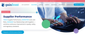 Gainfront - Supplier Performance Management Solution
