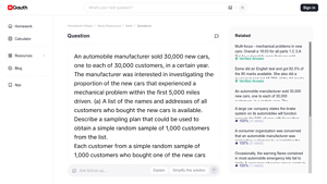 Gauthmath - Automobile Quality Insights