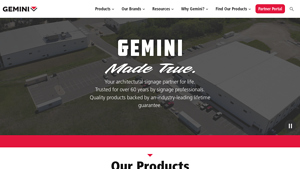Gemini - Signage, Plates, and Protective Cases