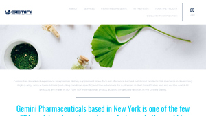 Gemini Pharmaceuticals - Science-Backed Dietary Supplements
