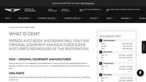 Genesis - OEM Parts