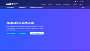 GEP - SMART Supplier Management Software