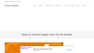 GetSchoolSuppliesList - Essential Back-to-School Supplies