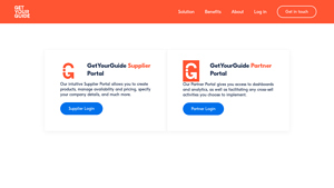 GetYourGuide - Ticketing Log In Solution