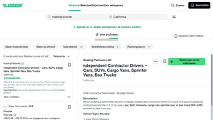 Medical Courier Jobs - California Opportunities