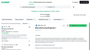 Glassdoor - Manufacturing Engineer Jobs in Houston