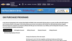 Glenn Buege Chevrolet - GM Purchase Programs