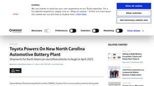 Toyota - Battery Manufacturing