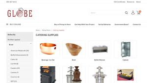 Globe Equipment - Catering Supplies