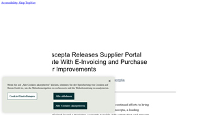 Transcepta - Supplier Portal Update
