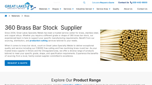 Great Lakes Specialty Metals - C36000 Brass Bar