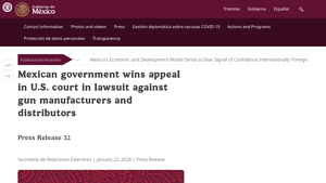 Gob.mx - Arms Manufacturers Ruling