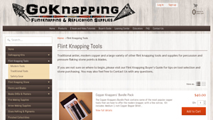 GoKnapping - Deluxe Flintknapping Kit