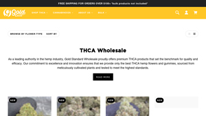 Gold Standard Wholesale - Top Shelf Animal Face THCA Bulk Flower
