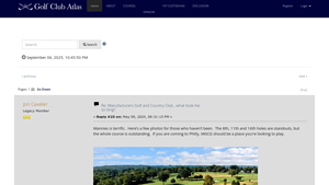 Golf Club Atlas - Manufacturers' Country Club