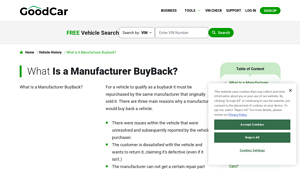 GoodCar - Buyback Vehicles