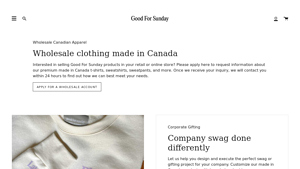 Good for Sunday - Wholesale Apparel & Custom Gifting
