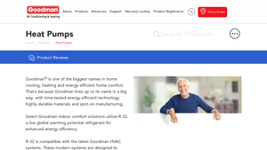 Goodman - Energy-Efficient Heat Pumps