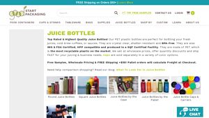 Good Start Packaging - BPA-Free Plastic Juice Bottles