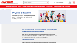 Gopher Sport - Quality Physical Education Equipment