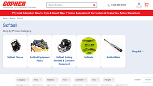 Gopher Sport - Softball Equipment