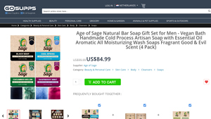 Age of Sage - Natural Bar Soap Gift Set for Men