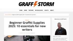 Graffstorm - Graffiti Books & Art Supplies