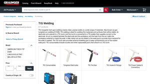 Grainger - TIG Welding Equipment