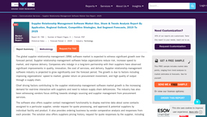 Grand View Research - Supplier Relationship Management Software