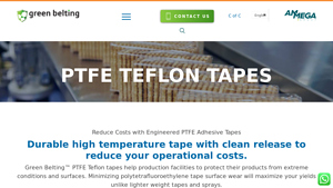 Green Belting - High Temperature PTFE Tape