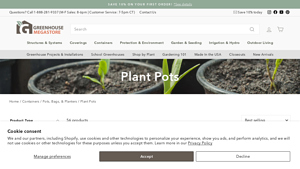 Greenhouse Megastore - Plant Pots