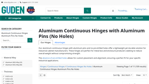 Guden - Aluminum Continuous Hinges