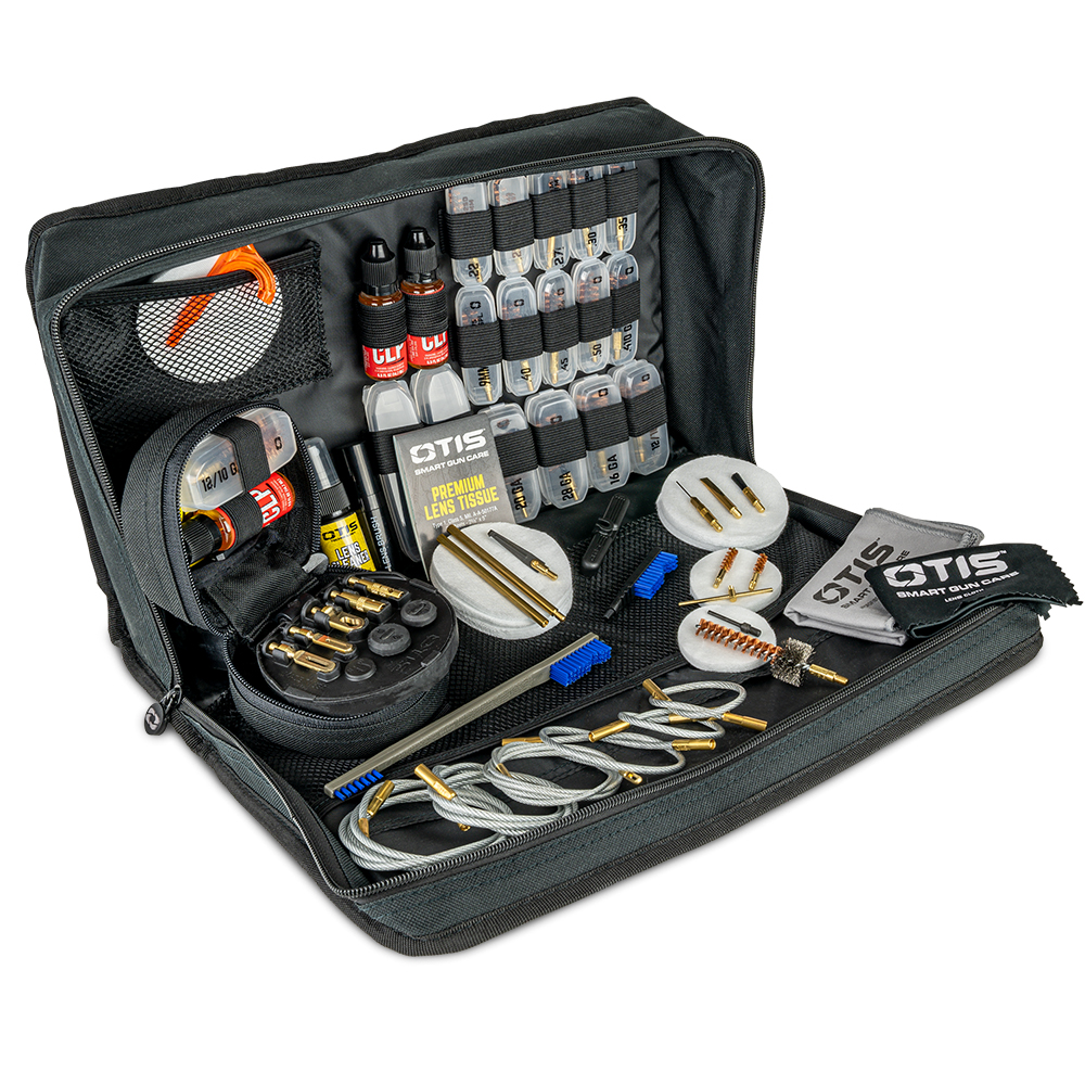 A stock image illustrating gun cleaning supplies concepts