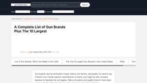 Smith & Wesson - Notable Ammunition Calibers