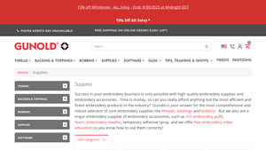 Gunold - Wholesale Embroidery Supplies