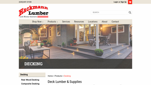 Hackmann Lumber - Decking Materials