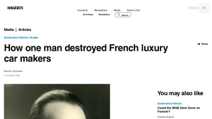 Hagerty - Paul-Marie Pons and Post-War French Automotive Innovation