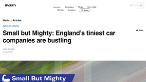 Boutique British Car Brands - Key Innovations