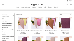 Happier to Give - Ministry Organizers