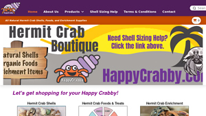 Happy Crabby - All Natural Hermit Crab Supplies