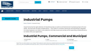 Hayes Pump - Industrial Pumps