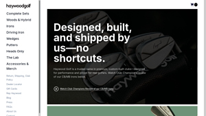 Haywood Golf - Custom-Built Equipment