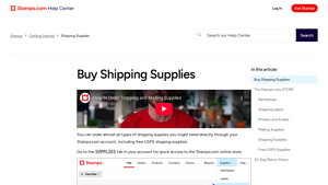 Stamps.com - Key Shipping Supplies