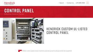 Hendrick Corp - Custom UL-Listed Control Panels