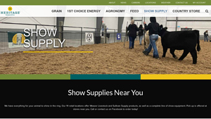 Heritage Cooperative - Livestock Show Supplies