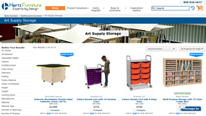 Hertz Furniture - Art Supply Storage Solutions