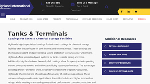 Highland International - Specialized Coatings for Tanks