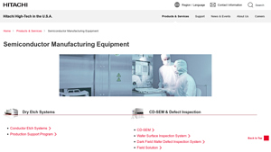 Hitachi High-Tech - Semiconductor Manufacturing Equipment